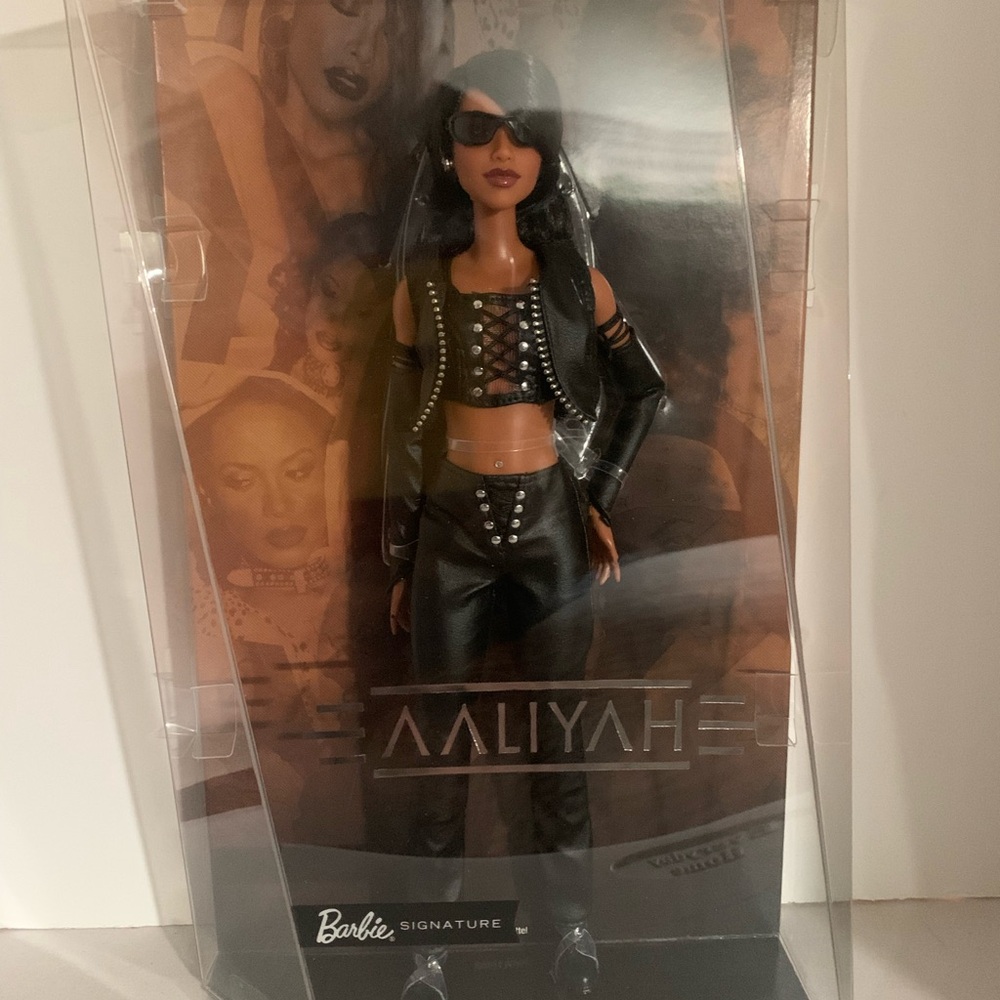 Barbie Signature Aaliyah Doll in Black Leather Outfit